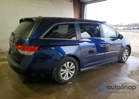2014 Honda Odyssey Exl from USA, damaged, VIN 5FNRL5H60EB133208